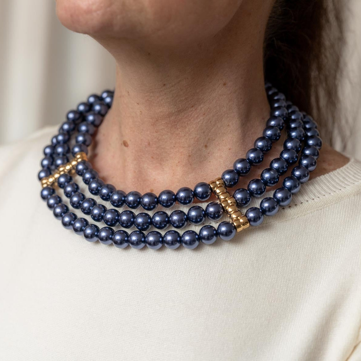 Colar Les Infinis Bleu