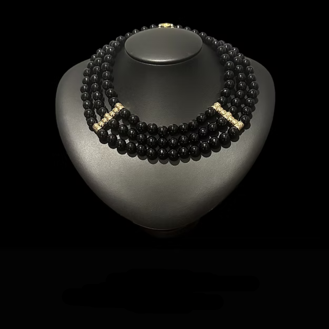 Colar Les Infinis Noir