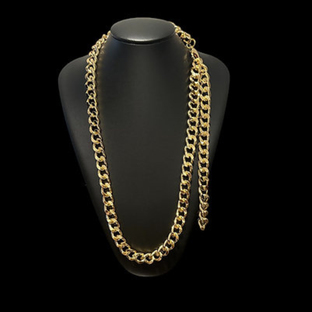 2em1: colar e cinto Groumet Gold