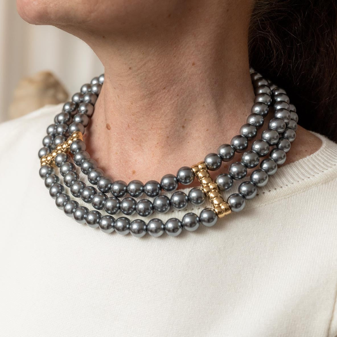 Colar Les Infinis Grise