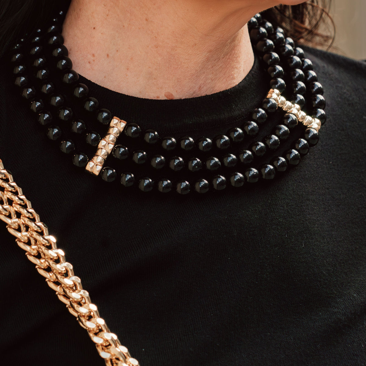 Colar Les Infinis Noir