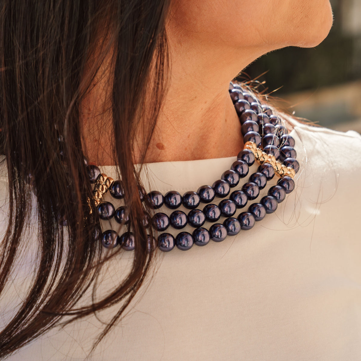 Colar Les Infinis Bleu