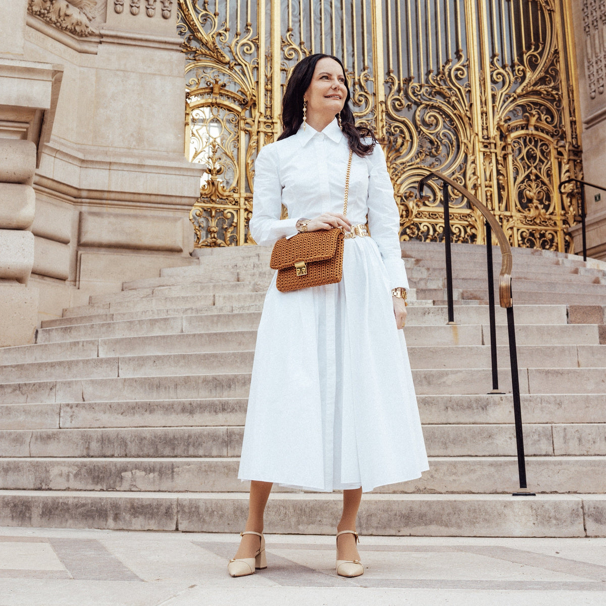 Clutch Crochet Caviar Caramel