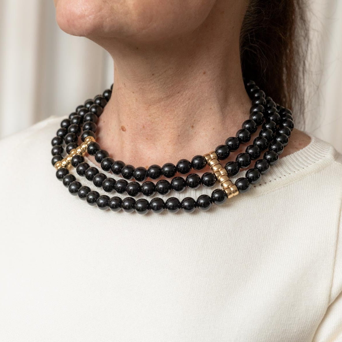 Colar Les Infinis Noir