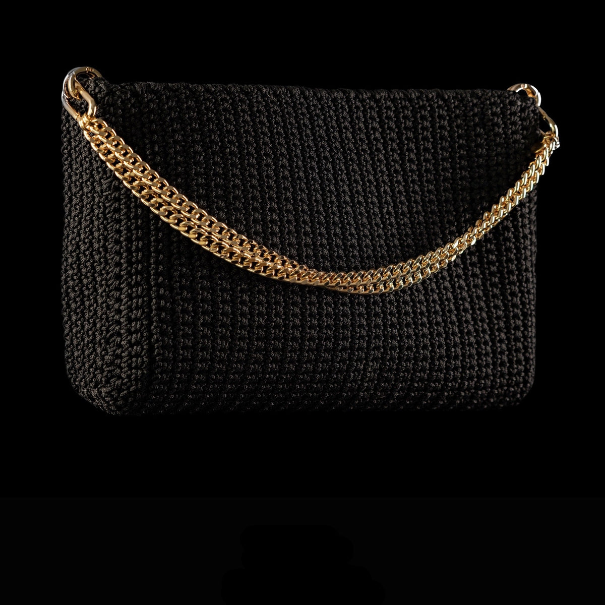 Bolsa Sac Crochet Noir
