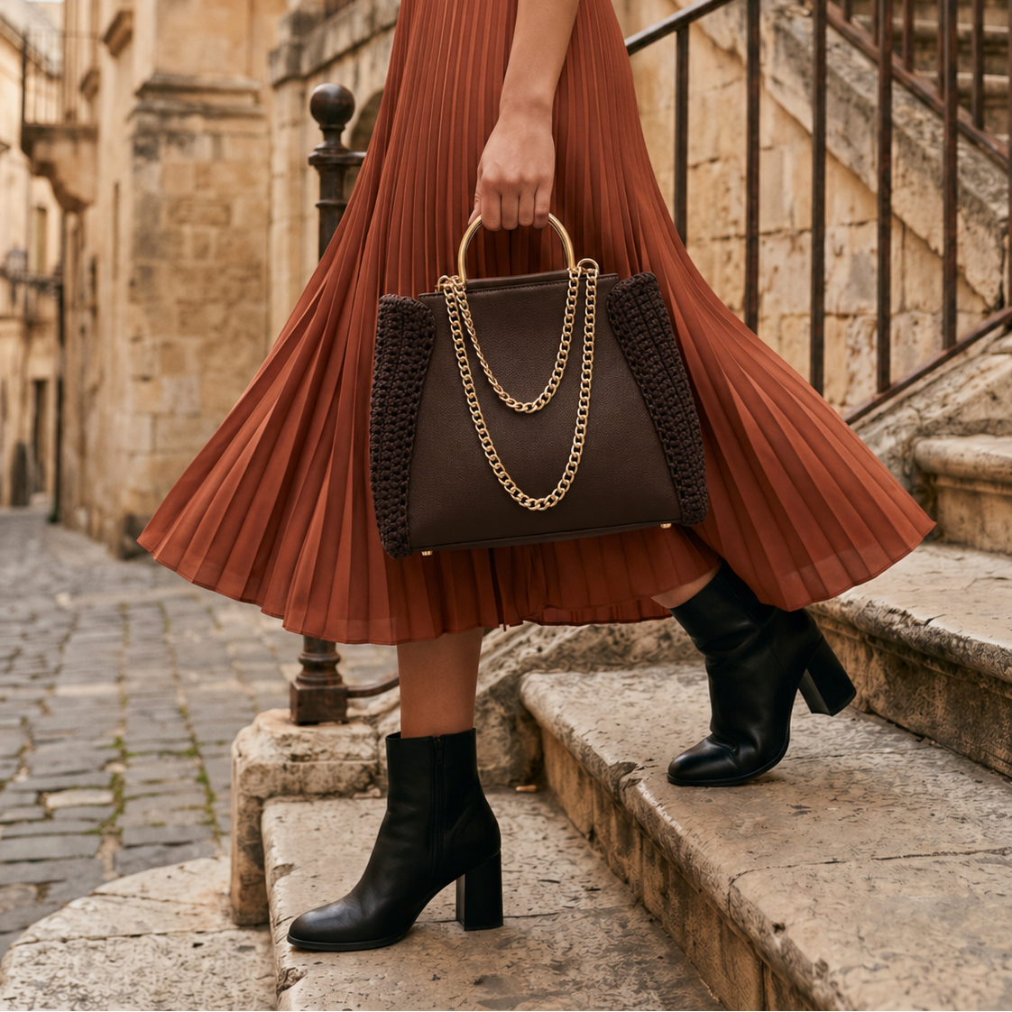 Bolsa Firenze Marrom