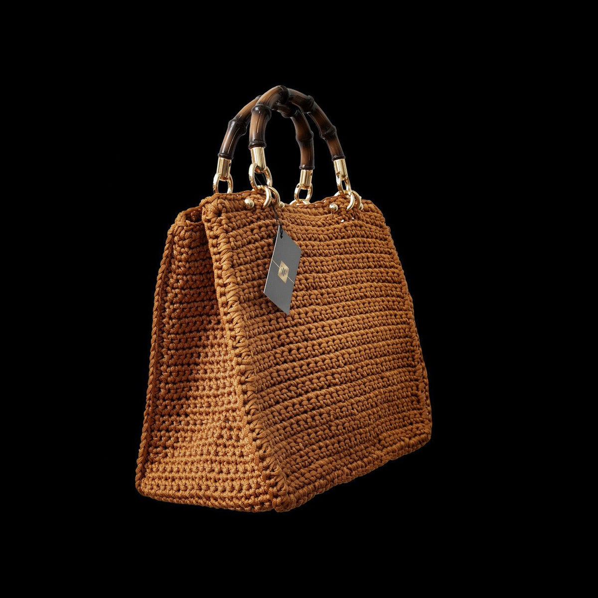 Bolsa Crochet Tote Bambu