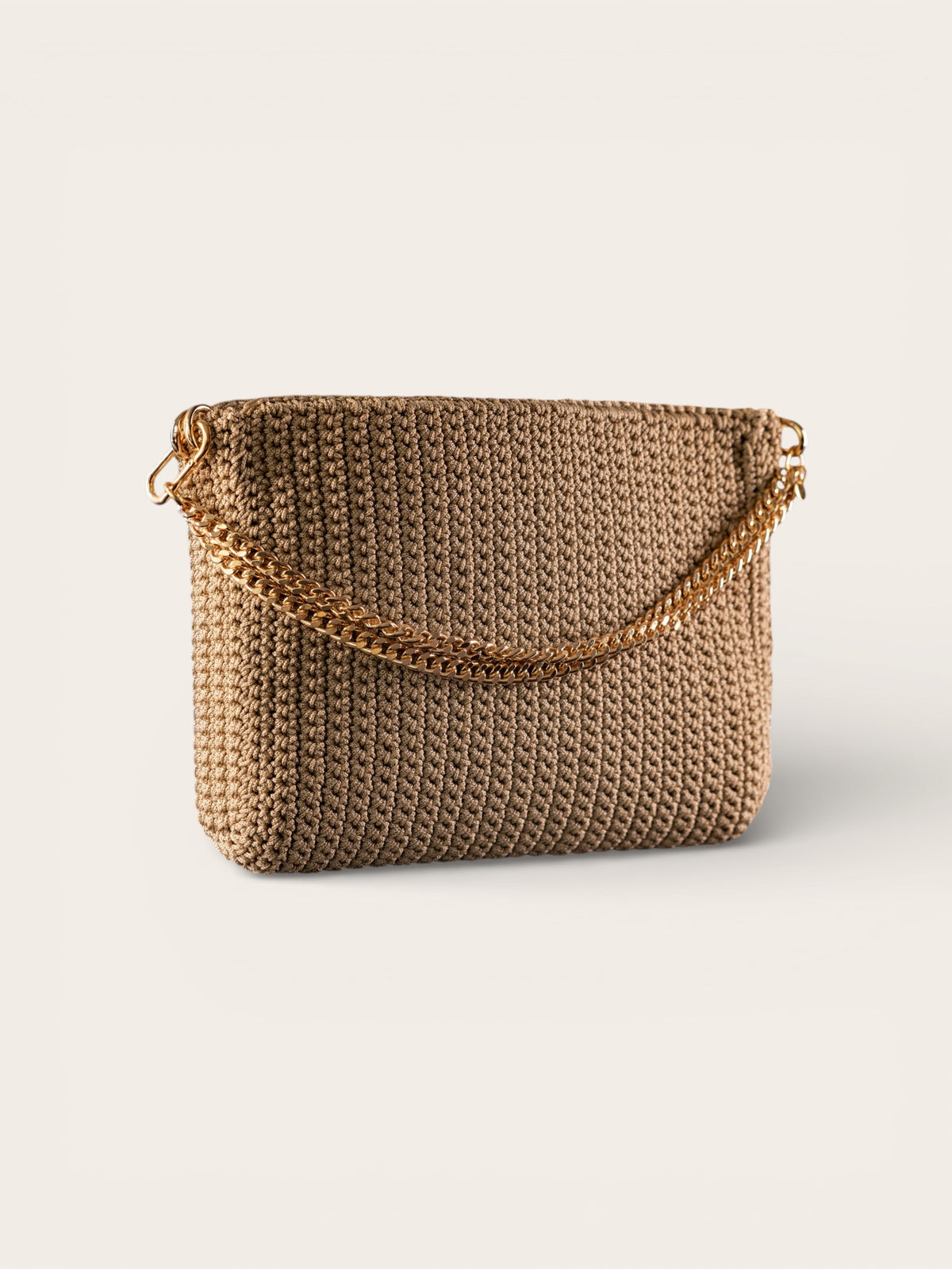 Bolsa Crochet Sac Beige