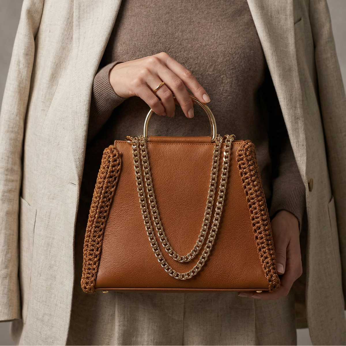 Bolsa Firenze Caramelo