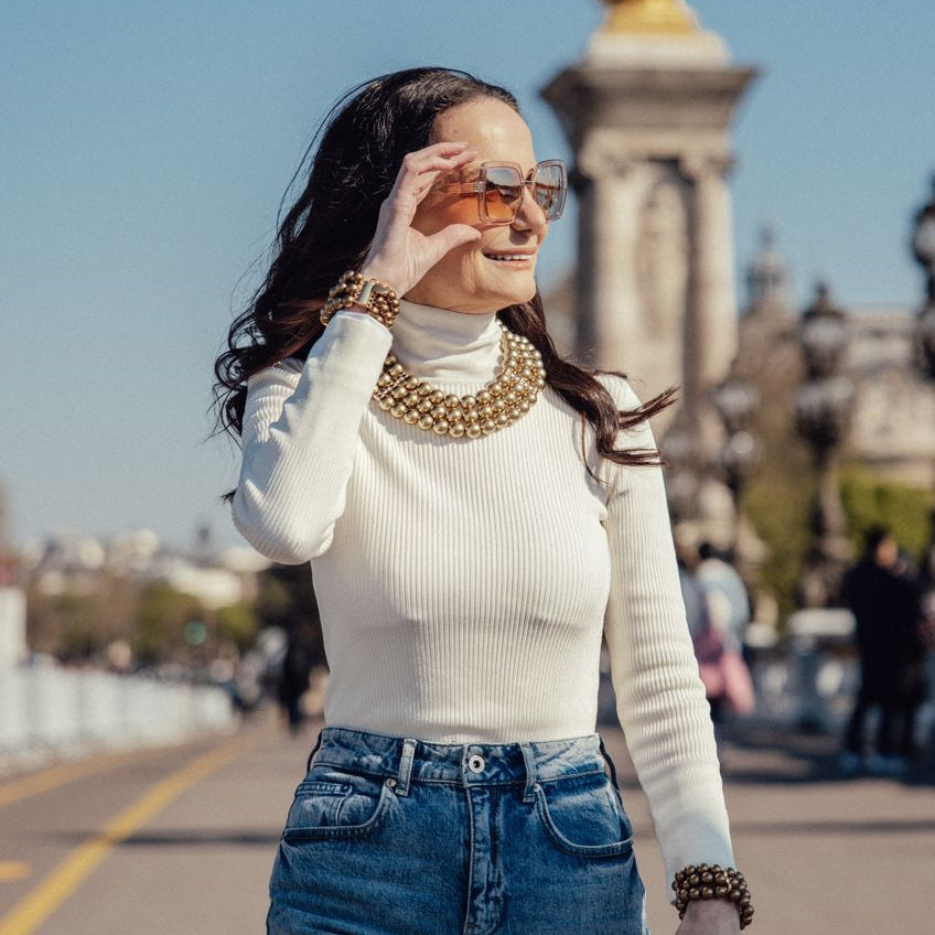 Colar Les Infinis Doré