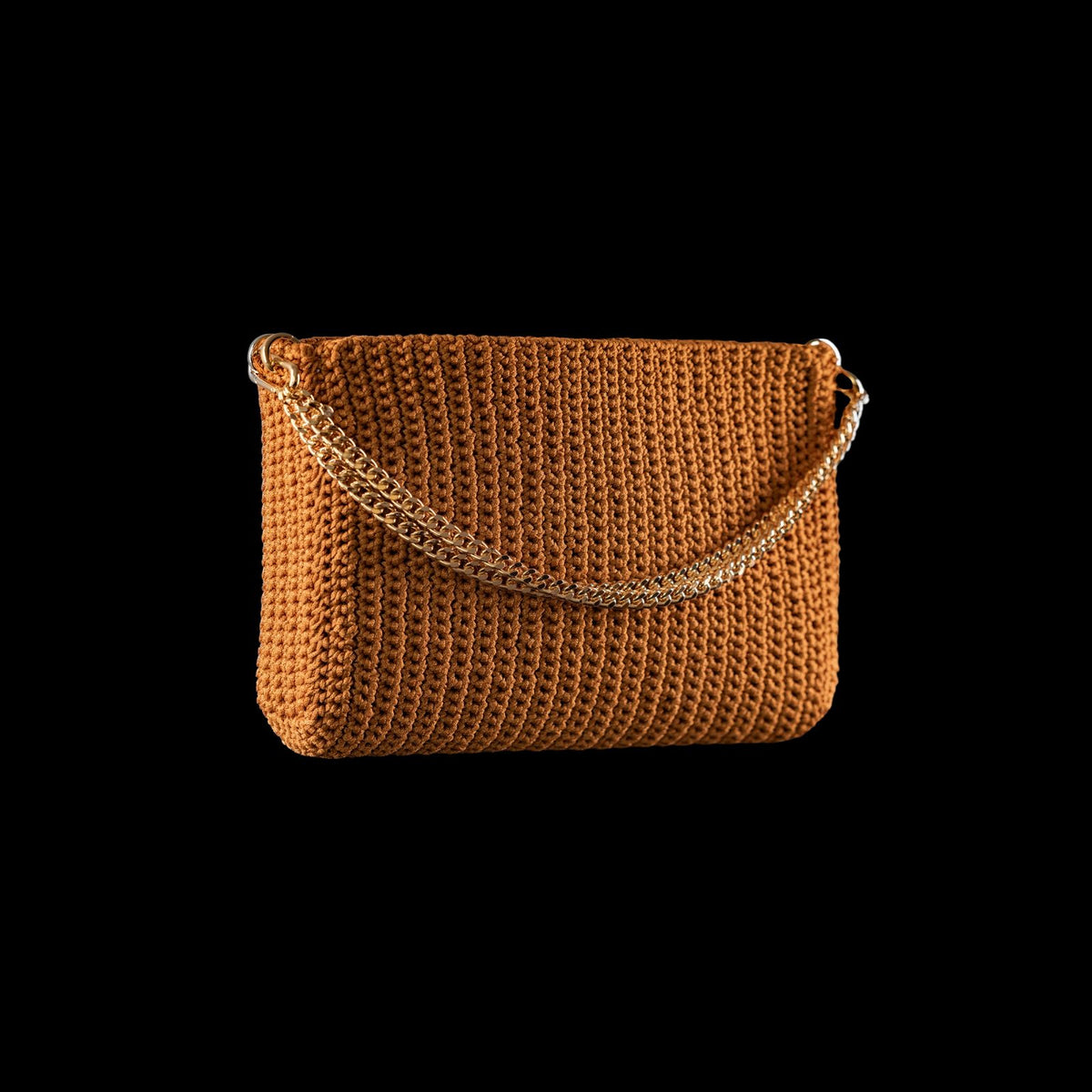 Bolsa Sac Crochet Caramel